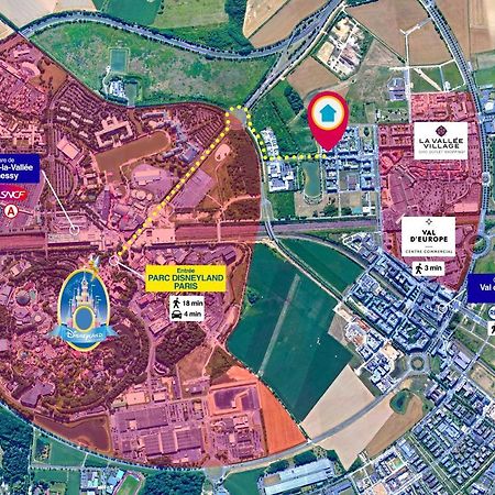Disneyland-Paris, 8Pers, Wifi, Netflix, 2 Parkings Serris Eksteriør bilde